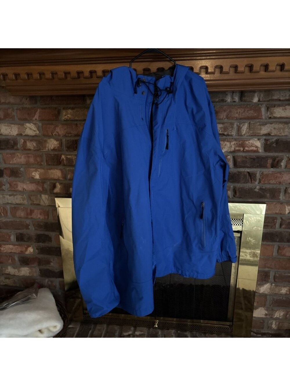 Cabela’s Blue Nylon Jacket Size 3XLT Rain And Wind Gortex